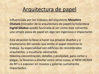 Arquitectura de papel ,[object Object]