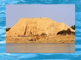 Antiga arquitectura egípcia.