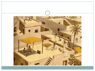La arquitectura popular
se caracterizó por su
buena adaptación al
clima seco y cálido de
Egipto.
 