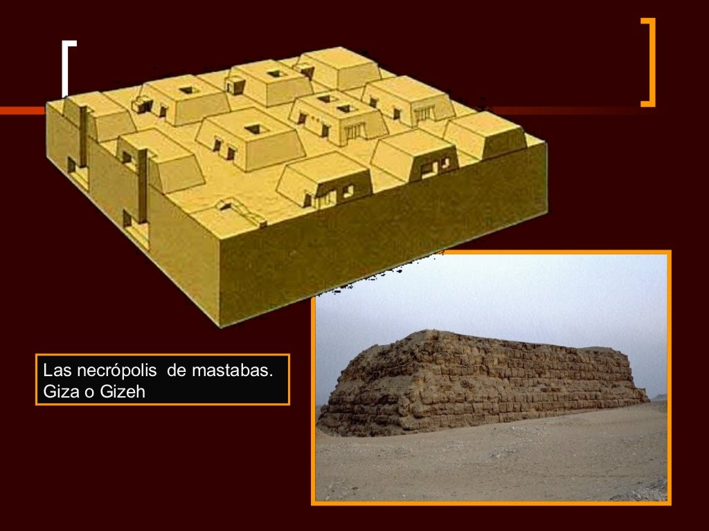 Arquitectura funeraria egipcia. Tipos de tumbas mastabas, pirámides