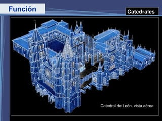 Función Catedrales Catedral de León. vista aérea. 