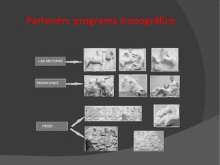 Partenón: programa iconográfico 