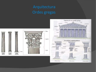 Arquitectura  Ordes gregas 