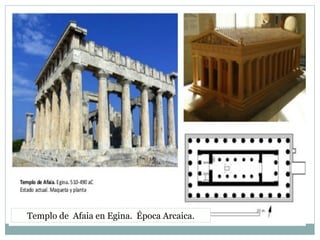 Templo de Afaia en Egina. Época Arcaica.
 