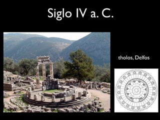 Siglo IV a. C.


                 tholos, Delfos
 