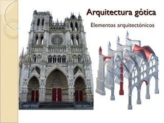 Arquitectura gótica Elementos arquitectónicos 