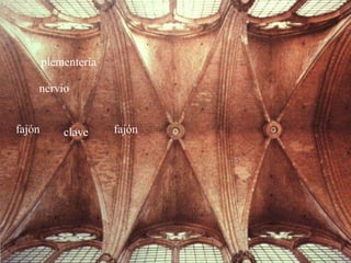 plementería

    nervio


fajón       clave     fajón
 