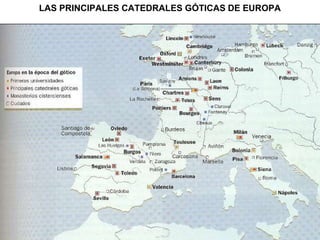 LAS PRINCIPALES CATEDRALES GÓTICAS DE EUROPA
 