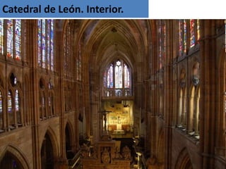 Catedral de León. Interior.
 