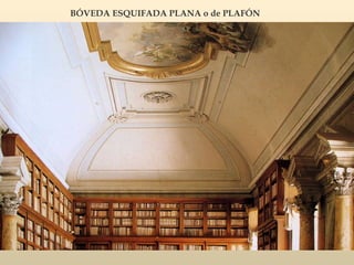 BÓVEDA ESQUIFADA PLANA o de PLAFÓN 