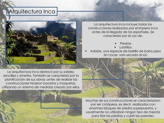 Arquitectura inca (historia de la tecnologia) | PDF