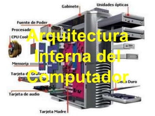 Arquitectura
Interna del
Computador
 