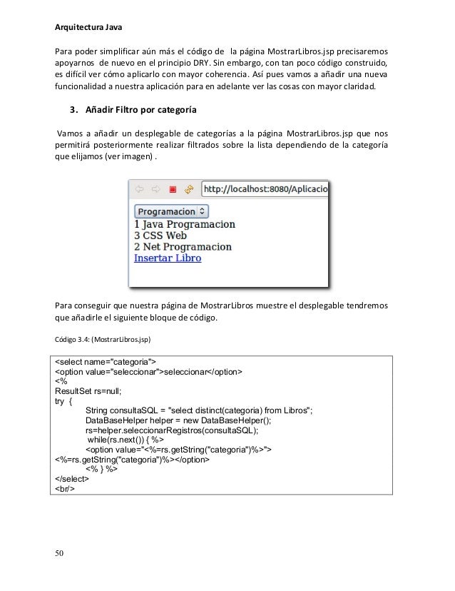 Arquitectura java 1.0 optimizado