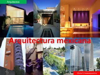 Arquitectos Arquitectura mexicana Postal Conmemorativa 