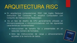 Arquitectura RISC | PPT