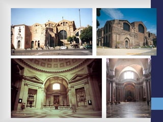 IGLESIA DE STA. MARÍA DE LOS ÁNGELES   FRIGIDARIUM. EXTERIOR




TEPIDARIUM                                  FRIGIDARIUM
 