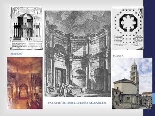 SECCIÓN
                                              PLANTA




          PALACIO DE DIOCLACIANO. MAUSOLEO.
                           .
 