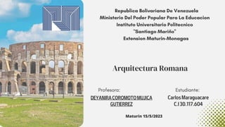 Arquitectura Romana