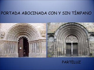 PORTADA ABOCINADA CON Y SIN TÍMPANO PARTELUZ 