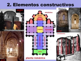 2. Elementos constructivos
girola
absidiol
o
 