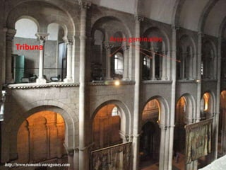Tribuna
Arcos geminados
 