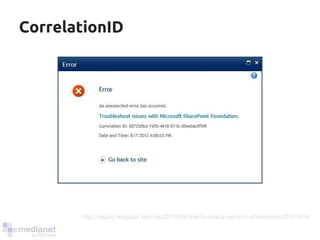CorrelationID 
http://ragavj.blogspot.com.es/2013/08/how-to-lookup-error-in-sharepoint-2010.html 
 