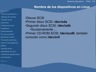 Arquitectura sistema operativo-particiones | PPT