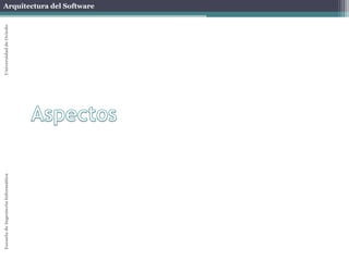 Arquitectura del SoftwareEscueladeIngenieríaInformáticaUniversidaddeOviedo
 