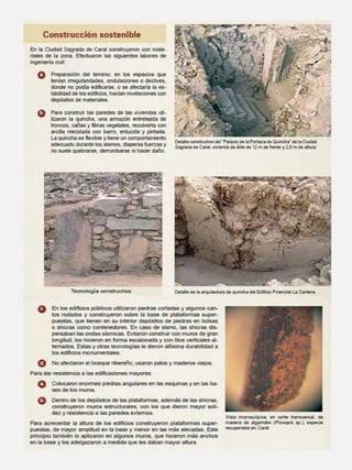 Arquitectura y urbanismo Pre Inca