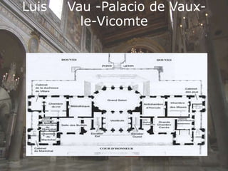 Luis le Vau -Palacio de Vaux-
le-Vicomte
 