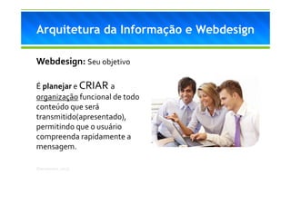 Arquitetura da Informação e Webdesign