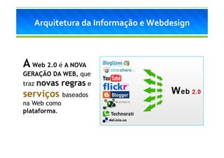 Arquitetura da Informação e Webdesign