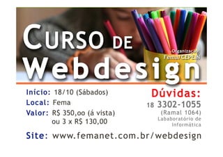 Arquitetura da Informação e Webdesign