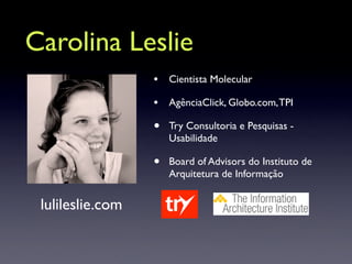 Arquitetura de Informação