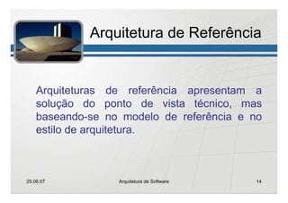 Arquitetura de Sofware