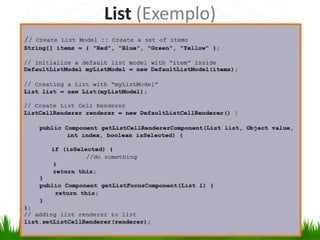 List (Exemplo)
 