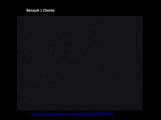 Renault | Cliente
http://www.youtube.com/watch?v=61vXWYix6hU
 