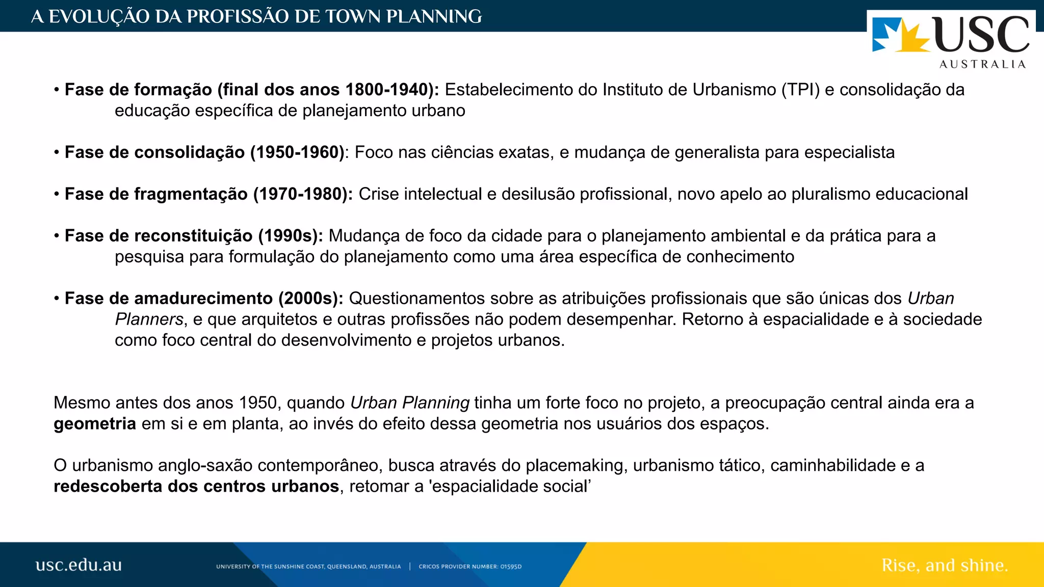 Arquitetura e/ou urbanismo