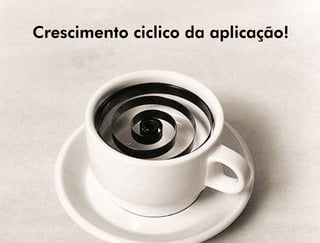 Crescimento ciclico da aplicação!
 