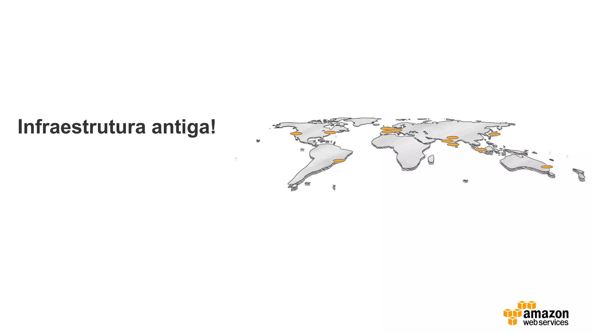 Infraestrutura antiga!
 