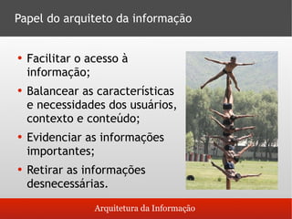 Arquitetura da Informação