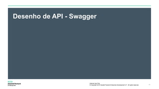Internal Use Only
© Copyright 2015 Hewlett Packard Enterprise Development LP. All rights reserved.. 43
Desenho de API - Swagger
 