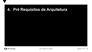 September 27, 2019 29DXC Proprietary and Confidential
4. Pré Requisitos de Arquitetura
 