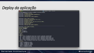 Deploy da aplicação
 