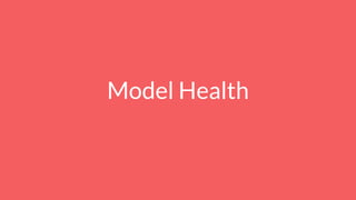 Model Health
 