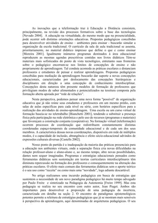 Arquiteturas Pedagógicas