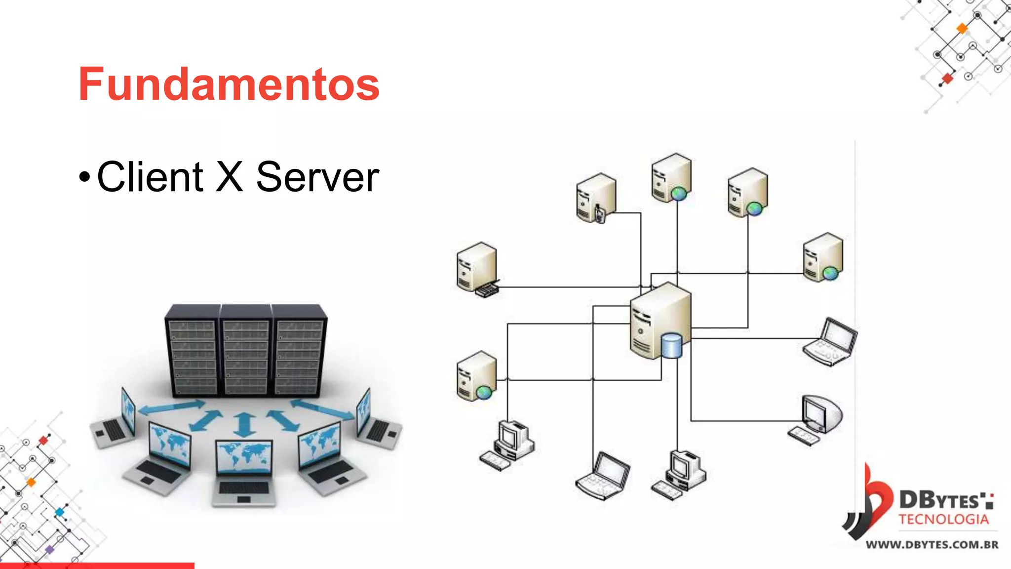 Fundamentos
•Client X Server
 