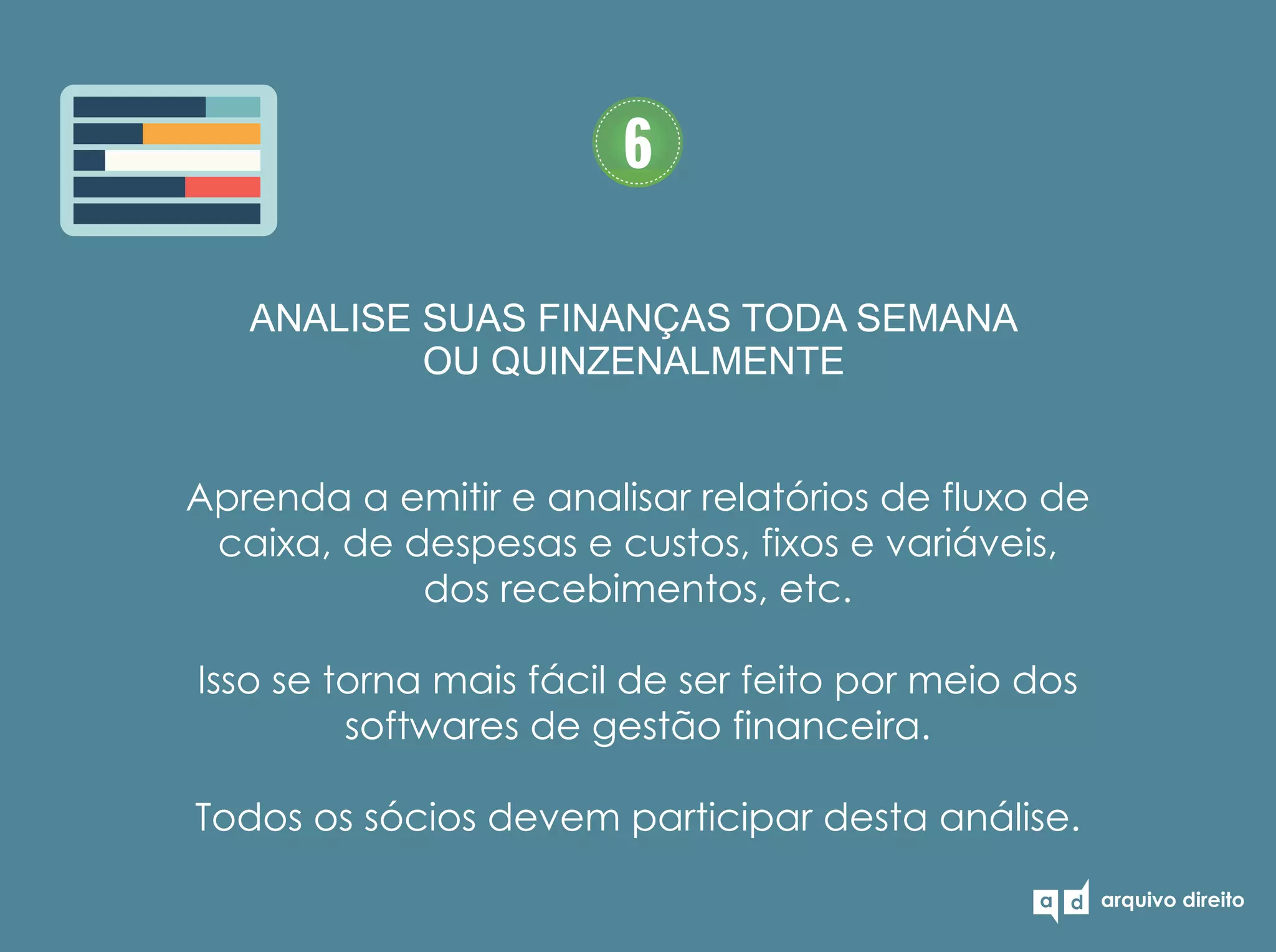 [Arquivo direito] 10 dicas de organização financeira para sociedades de advocacia