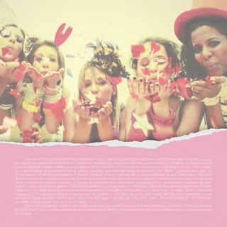 Antes de abrir as portas de sua primeira unidade em Campo Grande, os idealizadores da marca realizaram uma ampla e rigorosa pesquisa
de mercado do segmento de moda feminina. Identiﬁcaram as tendências, variações e tudo mais que era necessário. Entretanto, um item em especial
chamou a atenção: as lojas existentes até então tratavam de forma muito técnica a questão do atendimento e venda de seus produtos. Não se enten-
dia a peculiaridade, as características do seu público consumidor, que ainda era tratado simplesmente como “cliente”. Com base nesse “gap”, foi
fácil estabelecer um diferencial competitivo. A empresa investiu (e continua investindo) alto na proﬁssionalização de seus colaboradores. Decidiram
que a transmissão de valores humanos e feeling aliados a técnicas de moda daria à empresa o “algo mais” necessário para se tornar uma referência
dentre as demais já atuantes no mercado. A proposta do treinamento dos colaboradores da empresa é criar, primeiramente, consultoras de moda
e depois, então, vendedoras e gerentes. O público consumidor tem como principais características o alto nível de exigência e atenção em minúcias.
Gostam (na maior parte das vezes precisam) de trocar ideias sobre suas escolhas para garantir o que, no seu íntimo, já sabem. Quando uma cliente
consegue discutir amplamente sobre suas escolhas com sua vendedora, elas criam um vínculo; uma pseudo-amizade; uma cumplicidade que as
aproxima e estreita seus laços com a marca. Essa consumidora passa a ser vista não mais como “cliente”, mas como amiga. Ela vai voltar à loja
por várias vezes e sentir-se cada vez mais à vontade.
         Com a inauguração da unidade Icaraí, a rede conta, hoje, com quatro lojas próprias e uma franqueada. A atuação no mercado iniciou-se
em 2000 e veriﬁca-se um amplo potencial de crescimento através da abertura de novas unidades. Por isso, a empresa optou por expandir-se através
de franquias.
 