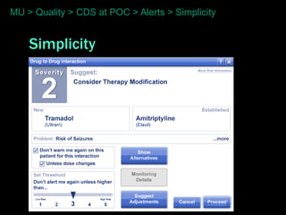 MU > Quality > CDS at POC > Alerts > Simplicity


    Simplicity
 